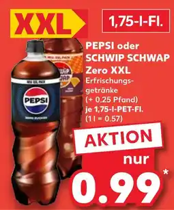 Kaufland Pepsi pepsi zero xxl Angebot
