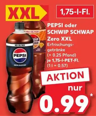Kaufland Pepsi pepsi zero xxl Angebot