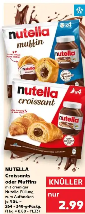 Kaufland Nutella croissants Angebot