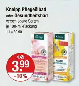 V Markt Kneipp pflegeölbad Angebot