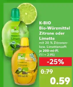 Kaufland K-bio bio-würzmittel zitrone Angebot
