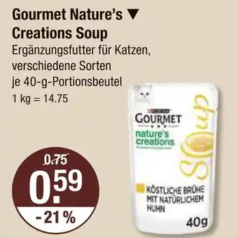 V Markt Gourmet nature’s creations soup Angebot