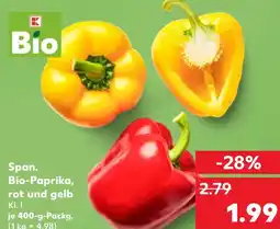 Kaufland Span. bio-paprika rot Angebot