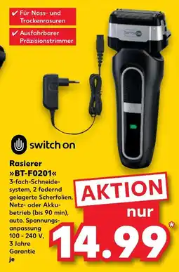 Kaufland Switch on rasierer bt-f0201 Angebot