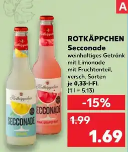 Kaufland Rotkäppchen secco zitrone Angebot