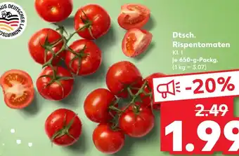 Kaufland Dtsch. rispentomaten kl. i Angebot
