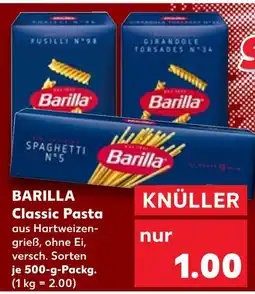 Kaufland Barilla classic pasta fusilli n°98 Angebot