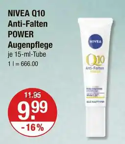 V Markt Nivea q10 anti-falten power augenpflege Angebot