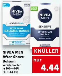 Kaufland Nivea men after-shave-balsam sensitive cool Angebot