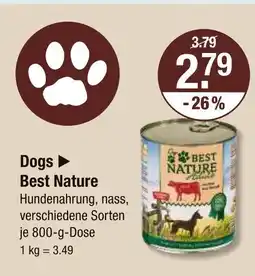V Markt Best nature hundenahrung Angebot