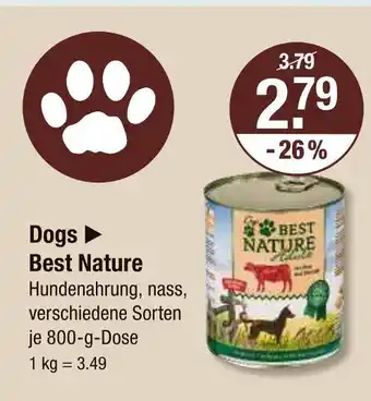 V Markt Best nature hundenahrung Angebot