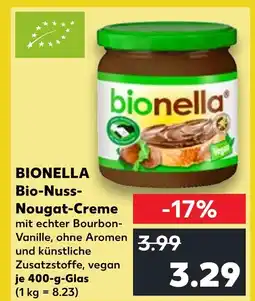 Kaufland Bionella bio-nuss-nougat-creme Angebot