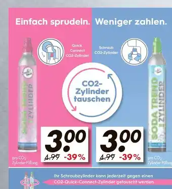 V Markt Quick connect co2-zylinder Angebot
