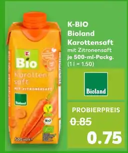 Kaufland Bioland karottensaft mit zitronensaft Angebot