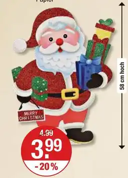 V Markt Papier weihnachtsmann Angebot