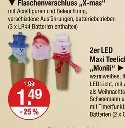 V Markt Flaschenverschluss 'x-mas' Angebot