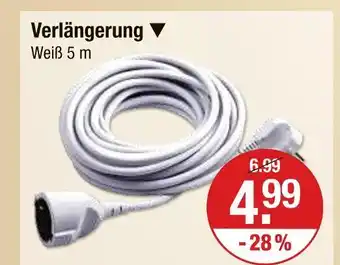 V Markt Verlängerung Angebot