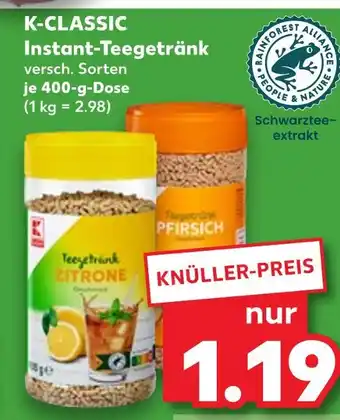 Kaufland K-classic instant-te getränk zitrone Angebot