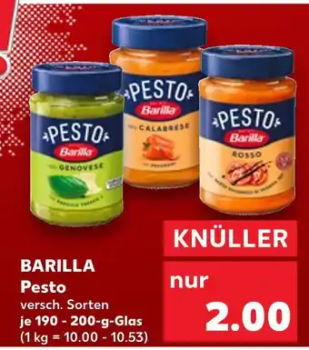 Kaufland Barilla pesto genovese Angebot