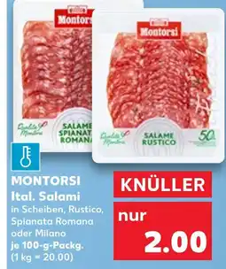 Kaufland Montorsi salame spianata romana Angebot