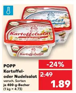 Kaufland Popp kartoffelsalat Angebot