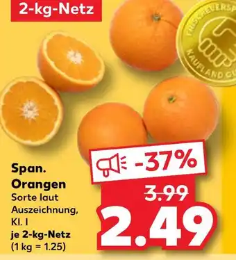 Kaufland Span. orangen Angebot