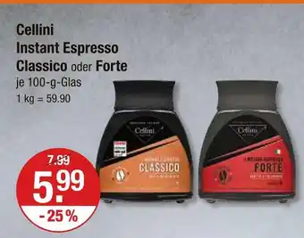V Markt Cellini instant espresso classico Angebot