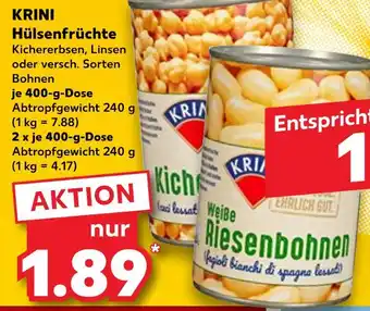 Kaufland Krini kichererbsen Angebot