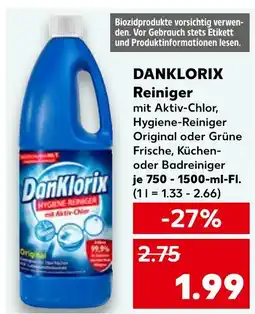 Kaufland Danklorix reiniger original Angebot