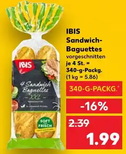 Kaufland Ibis sandwich-baguettes Angebot