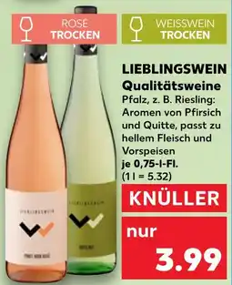 Kaufland Lieblingswein rosé trocken Angebot