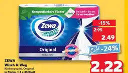Kaufland Zewa wisch & weg original Angebot