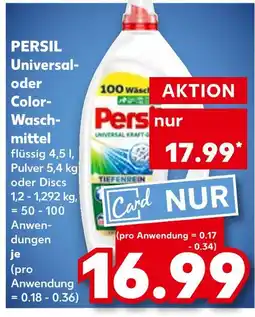 Kaufland Persil universal-waschmittel Angebot