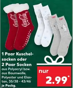 Kaufland Coca-cola kuschelsocken Angebot