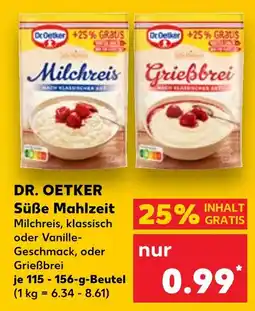 Kaufland Dr. oetker süße mahlzeit Angebot