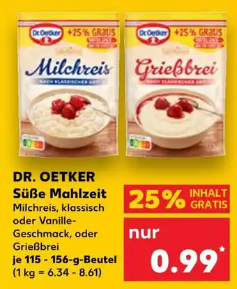 Kaufland Dr. oetker süße mahlzeit Angebot