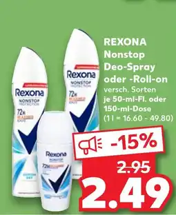 Kaufland Rexona nonstop deo-spray Angebot