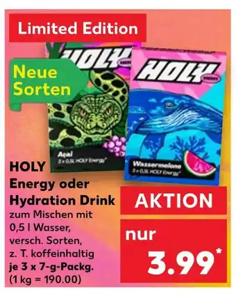 Kaufland Holy energy drink Angebot