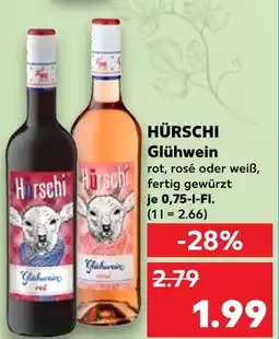 Kaufland Hürschi glühwein rot Angebot