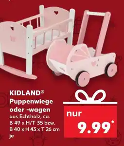 Kaufland Kidland puppenwiege Angebot