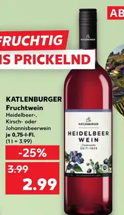 Kaufland Katlenburger heidelbeerwein Angebot