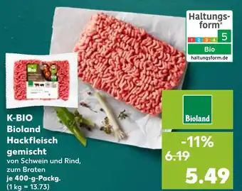 Kaufland Bioland hackfleisch gemischt Angebot