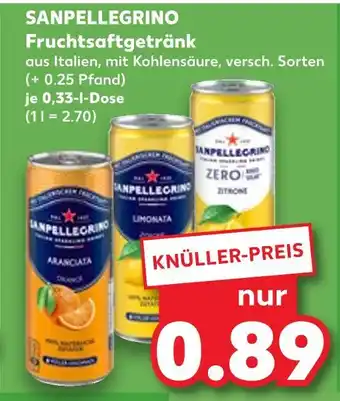 Kaufland Sanpellegrino aranciata Angebot