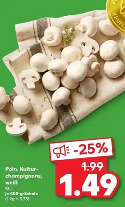 Kaufland Poln. kulturchampignons, weiß Angebot