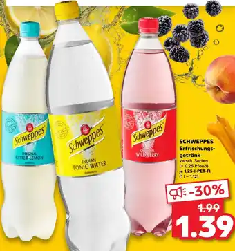 Kaufland Schweppes original bitter lemon Angebot