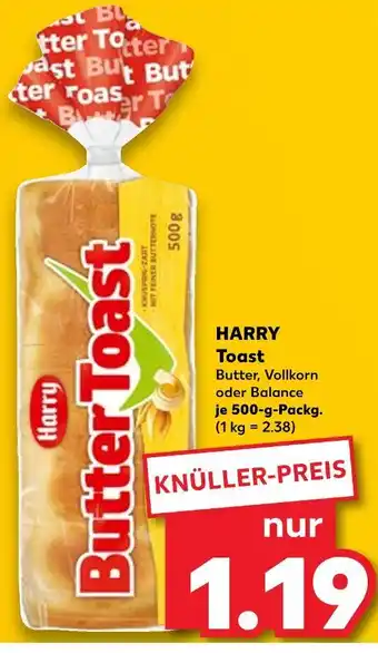 Kaufland Harry butter toast Angebot