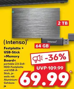 Kaufland Intenso festplatte memory board Angebot