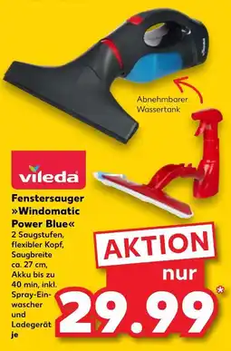 Kaufland Vileda fenstersauger windomatic power blue Angebot