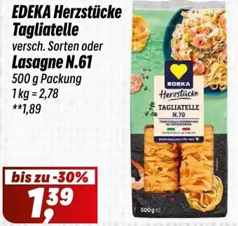 Simmel EDEKA Herzstücke Tagliatelle oder Lasagne N.61 Angebot