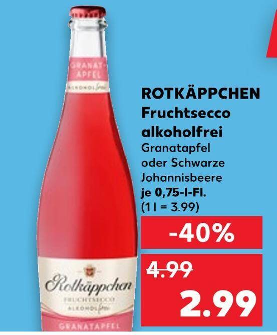 Spannende Fruchtsecco Rotkãƒâppchen Angebot Bild